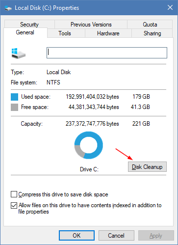 Schedule disk cleanup windows 10